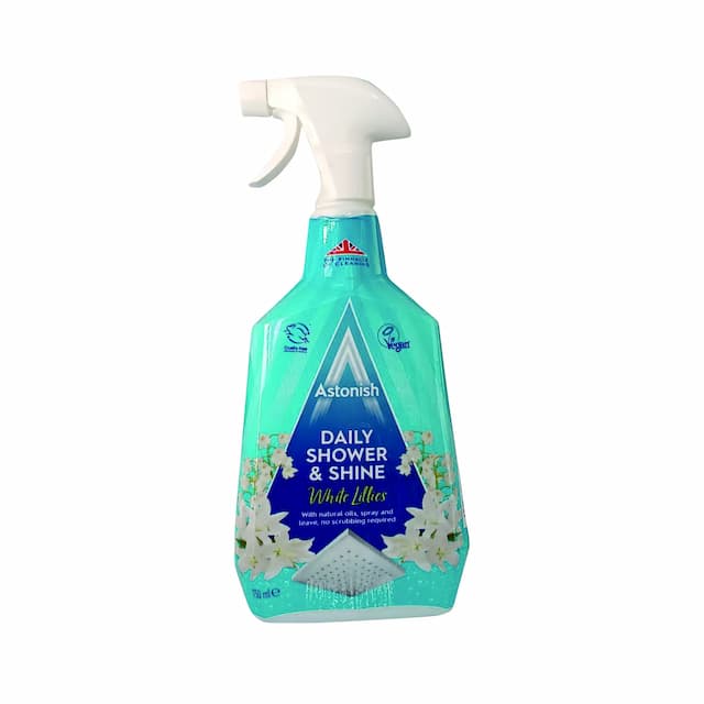 ASTONISH Spray do kabiny prysznicowej 750ml White Lillies