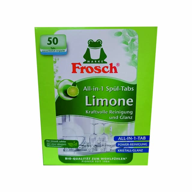FROSCH Tabletki do zmywarki ALLin1 Limonen 50 sztuk